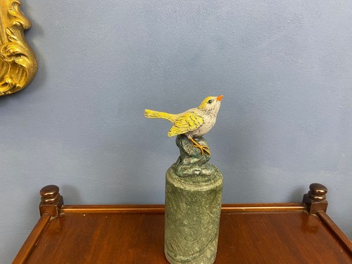 Fabrige bronze skulptur - , vogel