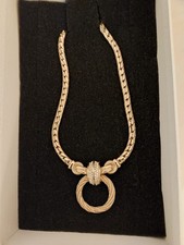 Christian Dior Elegante Halskette mit Strass