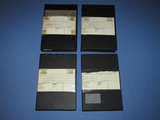 4 x U-matic Videocassette /