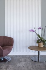 HEXIM Lamellenwand 2m weiß