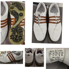 Adidas Golf Shoes with Soft Spikes AdiPure Size UK 8.5