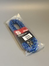 Stagg 6 m blau geflochtenes