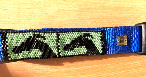 Blaues hundehalsband mittlere - hundehalsband,,