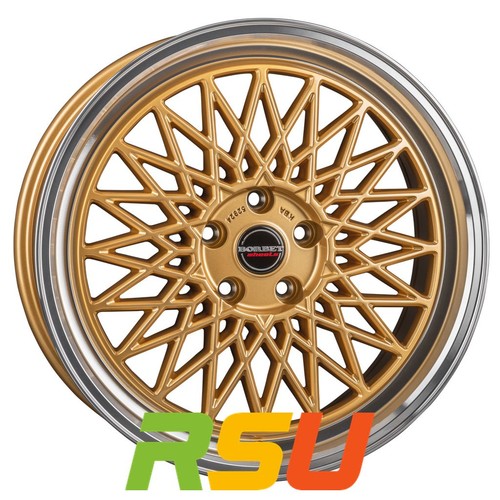 Borbet gold rim polished - borbet,