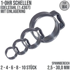 1 Ohr Schlauch Rohr Schelle