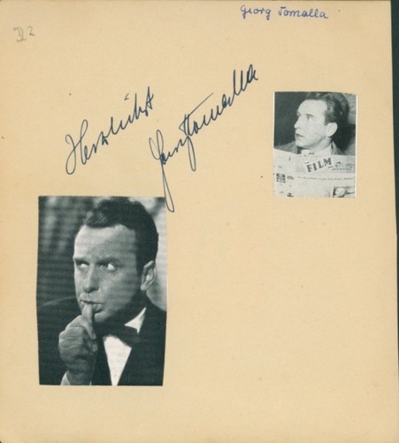 Autogrammkarte schauspieler - autogrammkarte,