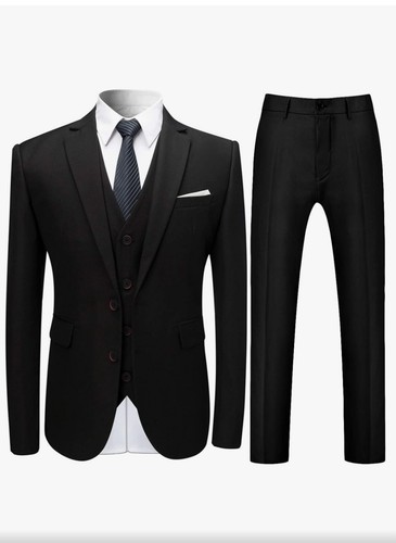 Herren anzug teilig slim fit - herren, 3