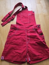 damen latzhose rot S