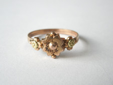 Antiker ring blumenmotiv - ring,