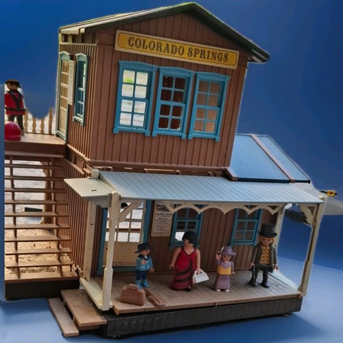Playmobil western bahnhof - western,