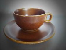 2er Set STAFFEL Stoneware GERZ GERZIT 70er 2 x Tasse & 2 Unterteller