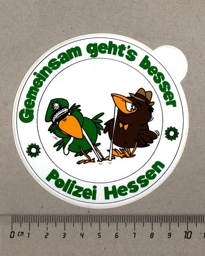 Aufkleber sticker polizei - aufkleber/sticker,