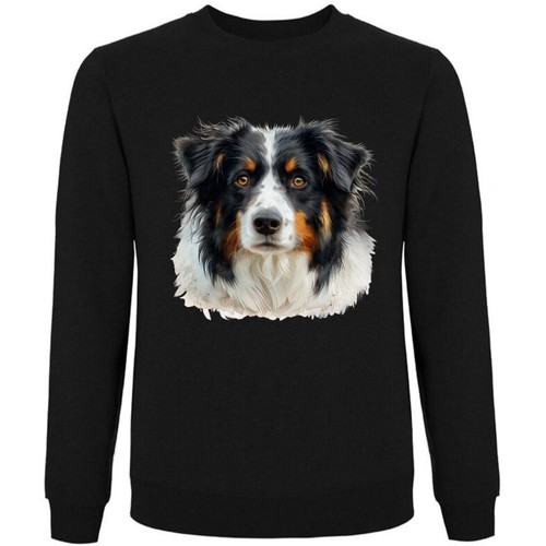 Sweatshirt schwarz border - schwarz,