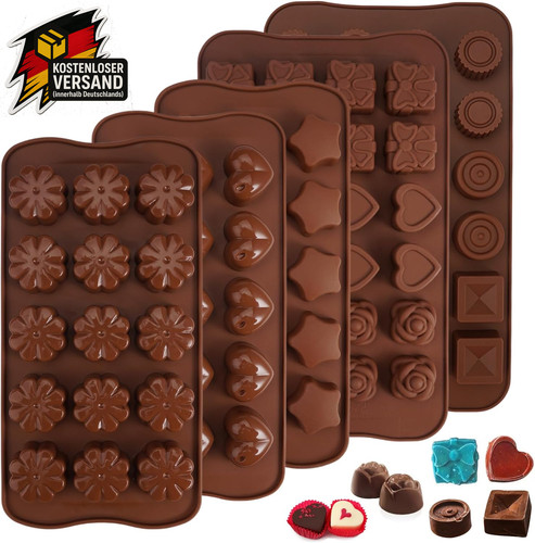 Silikon pralinenform - silikon, 3d
