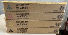 Set 4 Ricoh Genuine MP C3503