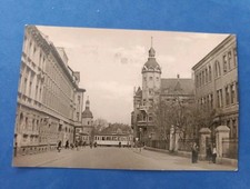  1116sk.Leipzig Leutzsch Hanz Driesch Straße Mit Schule Gelaufen 1956
