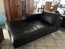 Ecksofa Couch Ikea Leder Schwarz Longchair