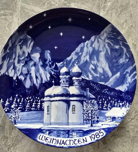Bavaria weihnachtsteller 1985 - bavaria,