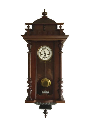 Antike regulator wanduhr mit - regulator,