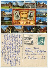 27023 - Gaudeamus igitur! - Universitätsstadt Münster - Ansichtskarte, gelaufen