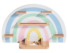 LIVARNO home Kinder-Regal Kinder Regal für Audiobox und Figuren Regenbogen
