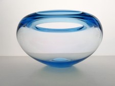 GLAS ... Holmegaard ... Per Lütken ... lichtblaue Schale 'PROVENCE' 1950er Jahre