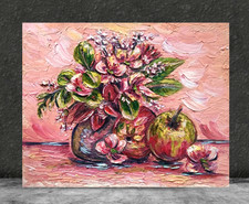 Original Öl- Impasto Gemälde