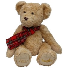 Vintage Douglas Sitzender Teddybär mit Schal, 2003 Kuscheltier 30cm Gebraucht  2