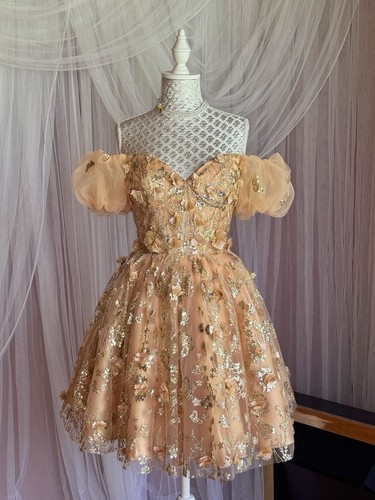 Prinzessin kleid gold mini - gold,