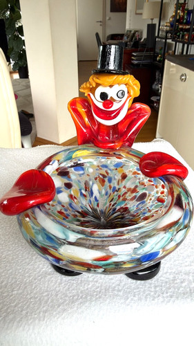 Große glas statue - große,