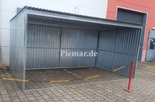 Blechgarage 4x3x2,14m