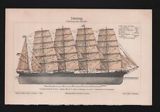 Licht-Druck 1910 Takelung