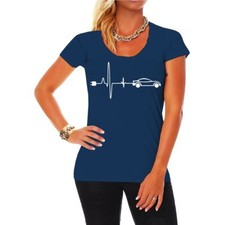 TShirt Damen Herzschlag E-Auto