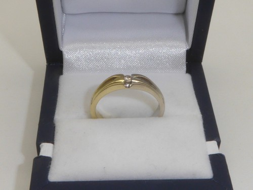 585 gold ring 14k gelbgold - 585,