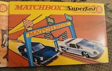 Matchbox 1968 Superfast Katalog Rennbahnen und Zubehör SF Track Ladenneu