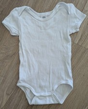 Body Kurzarm Sanetta Größe 74 weiß Baby 