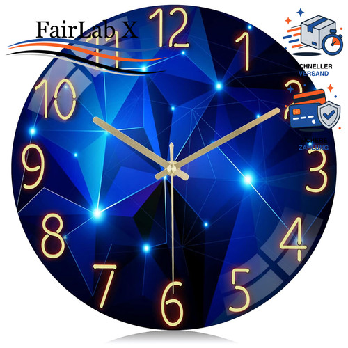 Wanduhr glas lautlos - wanduhr,