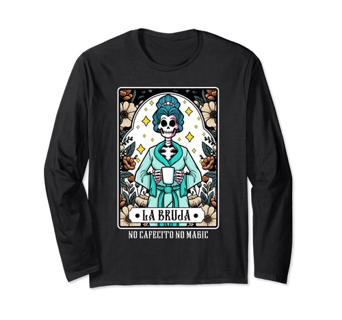 Skelett hexe langarmshirt - langarmshirt, la