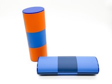 1 LOGIC Brillenetui / Zauberetui Brille orange blau medium NEU vom Optiker