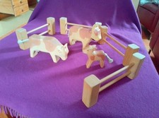 ostheimer figuren gebraucht (Bauernhoftiere + Zaun)