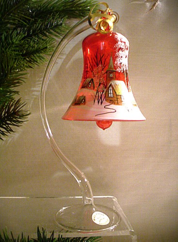 Lauscha glas glocke - glas,