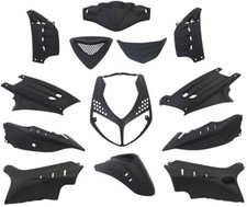 Verkleidungsset 13-Teilig Edge für Peugeot Speedfight 2 - Mattschwarz