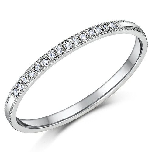 Palladium diamant ring - diamant,