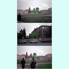 DRESDEN - 3 X DIAs Ruinen