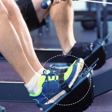 2x Rudergerät Füße Riemen Fitness Fuß Riemen Gym Leichte Gürtel Oxford Tuch