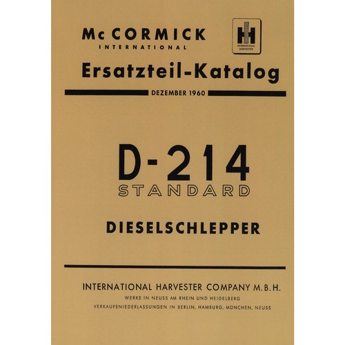 Mccormick ersatzteilliste - mccormick,