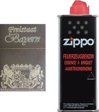 ZiPPO BAYERN Bavaria FREISTAAT + GRATIS Gravur MIT oder OHNE Geschenkset