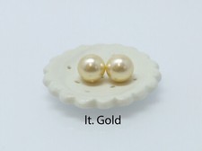 Perlen-Ohrstecker Perle 8mm Silber 925 Gold  Brautschmuck -viele Farben