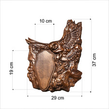 Hölzernes Trophäenbrett für