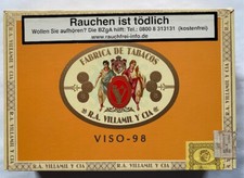 Zigarrenkiste LEER , Kleinteile Box , Sammelkiste ,Viso 98 , Grand Corona , 60x6